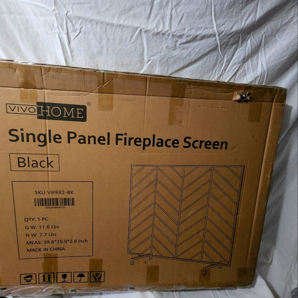 Fireplace screen
